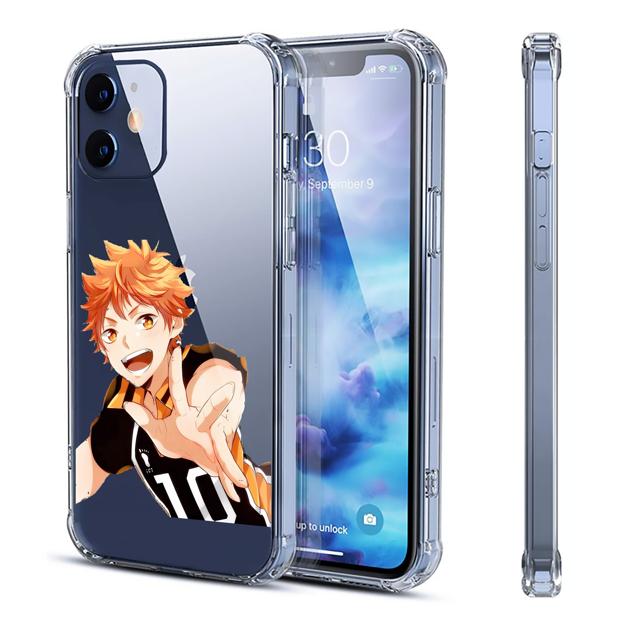 （画像用） ハイキュー!! Haikyu!! 【iPhone 12シリーズ対応】透明スマホケース（クリアソフトケース）